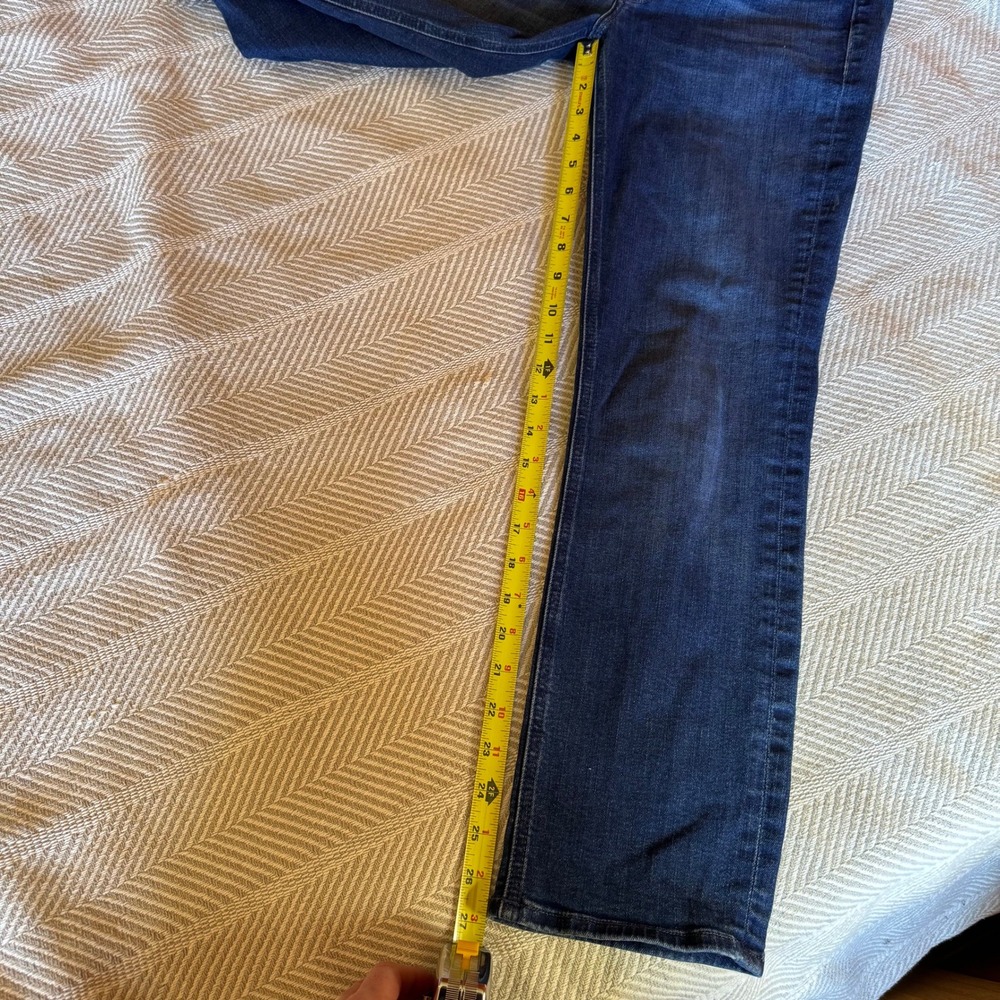 Mother The Mid Rise Dazzler Ankle Jeans Dark Wash Slim Straight Size 28 - Picture 11 of 11